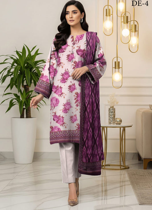 Summer collection 2026. BRAND NAME ORANG PRINTED 3PC STUFF LAWN PRINTED LAWN SHIRT PRINTED LAWN DUPPATTA DYED LAWN TROUSER